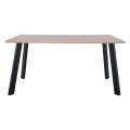 Baxter Τραπέζι 160X90Cm Steel Μαύρο/sonoma