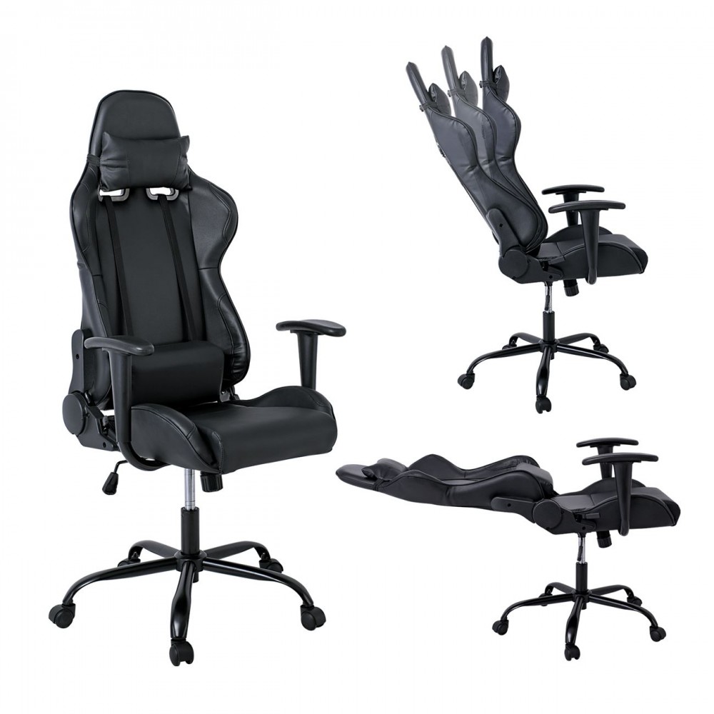 Bf8350 Gaming/manager Πολυθρόνα Pu Μαύρο