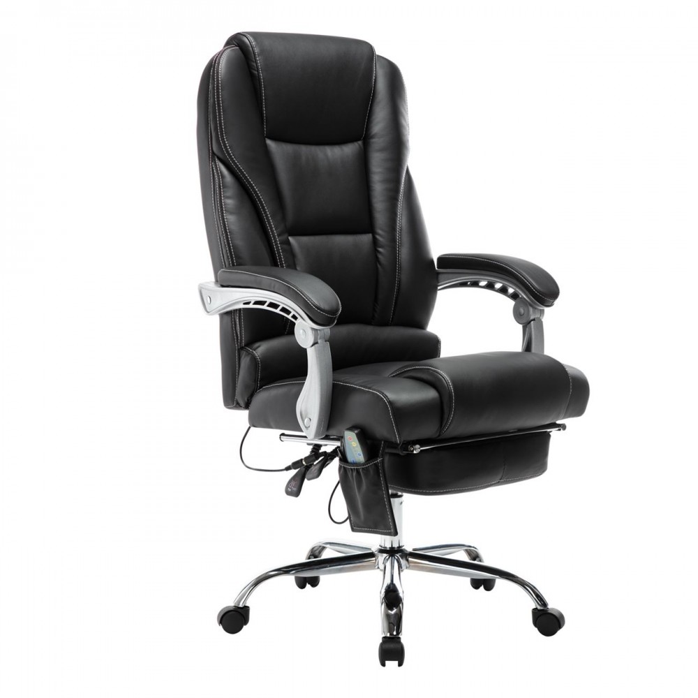 Bf9350 Massage-Relax Πολυθρόνα Pu  Μαύρο