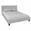 Wilton Κρεβάτι Διπλό Ύφασμα Grey Stone