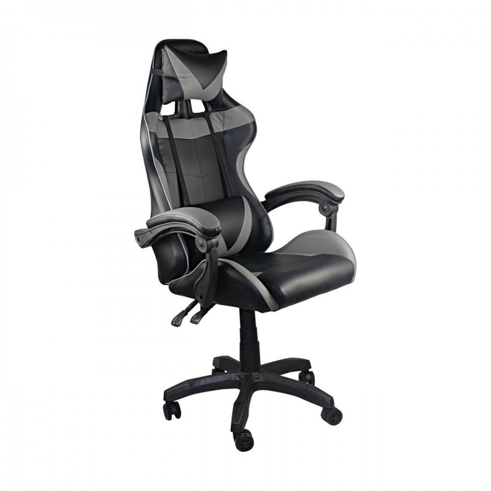 Bf7850 Gaming Πολυθρόνα Pu Μαύρο/γκρι