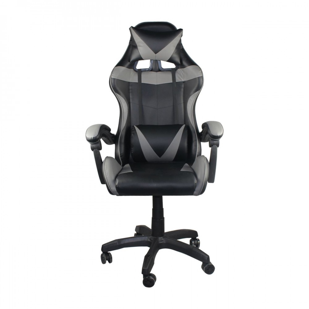 Bf7850 Gaming Πολυθρόνα Pu Μαύρο/γκρι