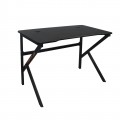 Γραφειο Gaming 100X60Cm Steel Μαύρο