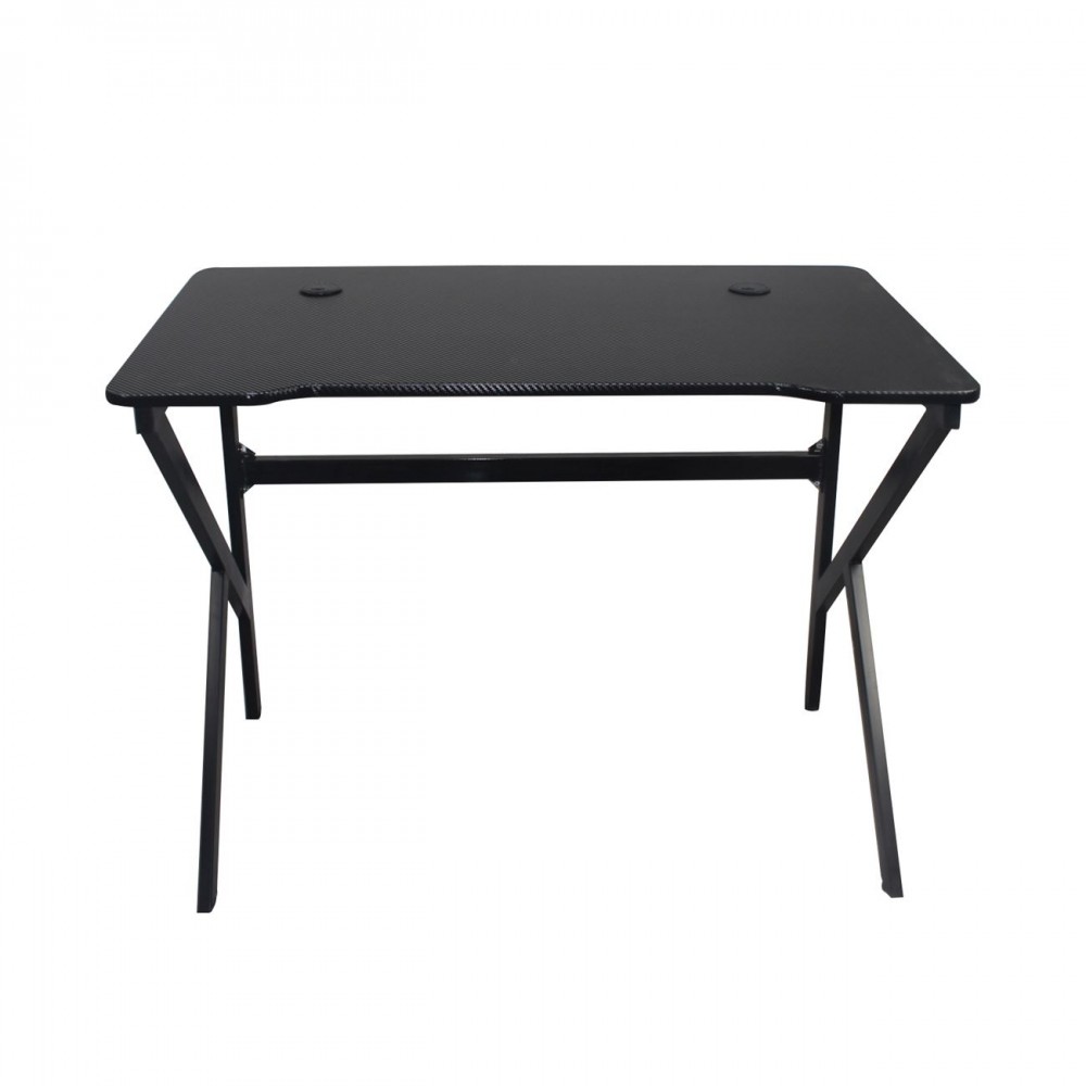 Γραφειο Gaming 100X60Cm Steel Μαύρο