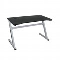 Γραφειο Gaming Τ.carbon Steel Άσπρο