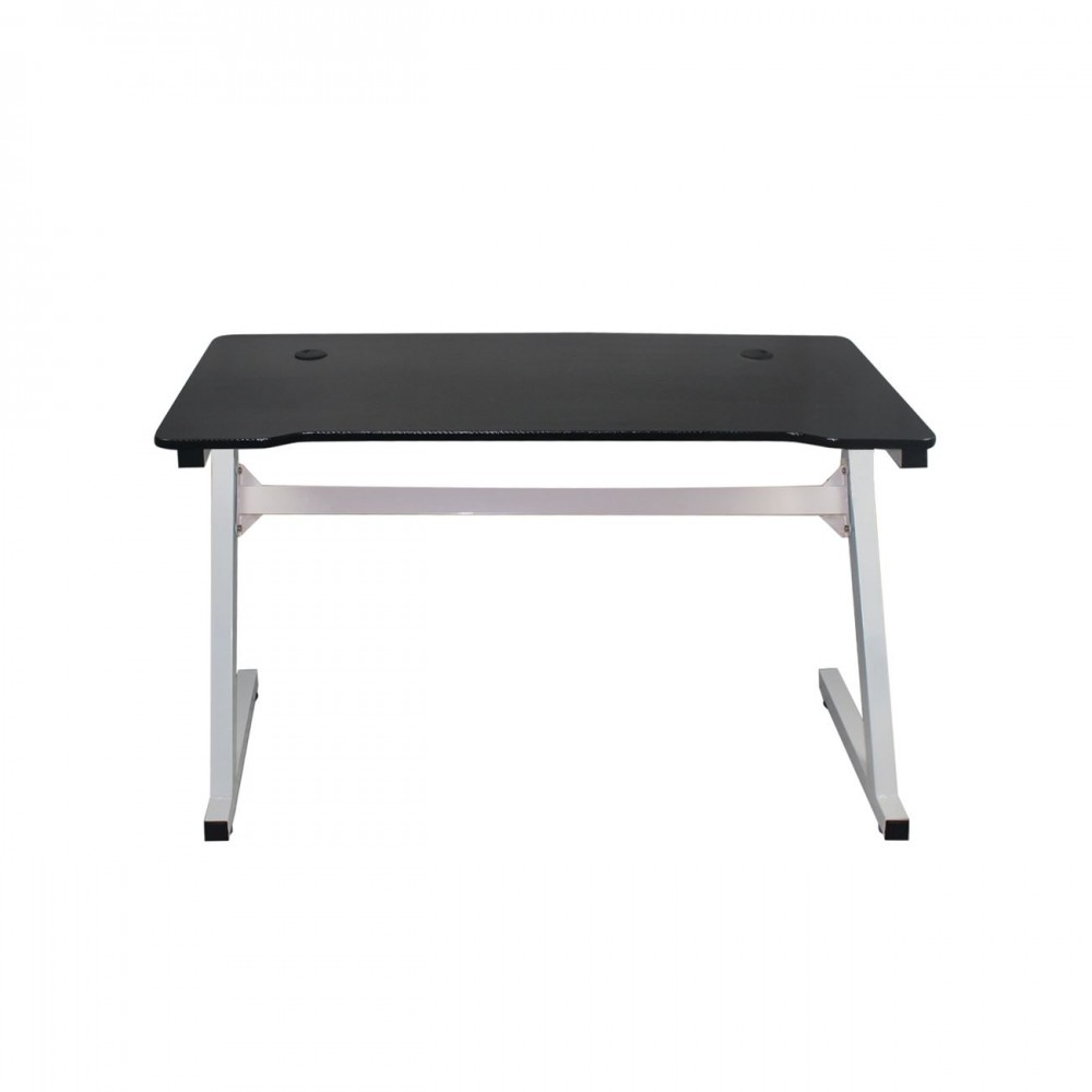 Γραφειο Gaming Τ.carbon Steel Άσπρο