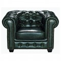 Chesterfield 689 Πολυθρόνα Σαλονιού - Καθιστικού / Δέρμα Antique Green