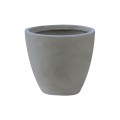 Flower Pot-3 Cement Grey Φ35X32Cm