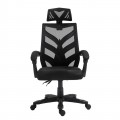 Bf2980 Πολυθρόνα Γραφείου Διευθυντή Mesh Μαύρο
