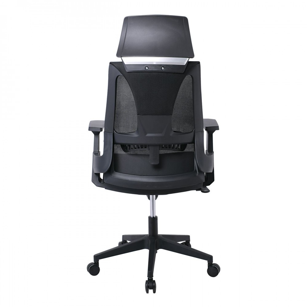 Bf8750 Πολυθρόνα Γραφείου Διευθυντή Mesh Γκρι - Ύφασμα Γκρι