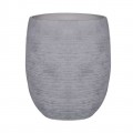 Flower Pot-8 Απόχρωση Light Grey Wash
