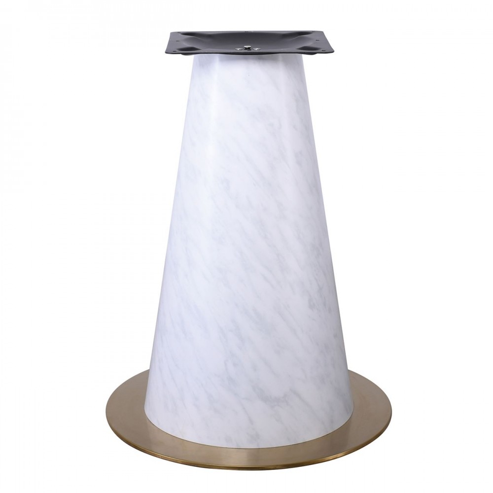 Scott Βάση Τραπεζιού Gold Inox #201 / 20,60 Kg / Κολώνα Απόχρωση Μάρμαρο
