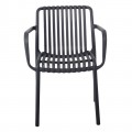 Moda Πολυθρόνα Στοιβαζόμενη Pp - Uv Ανθρακί 57x58x80cm 