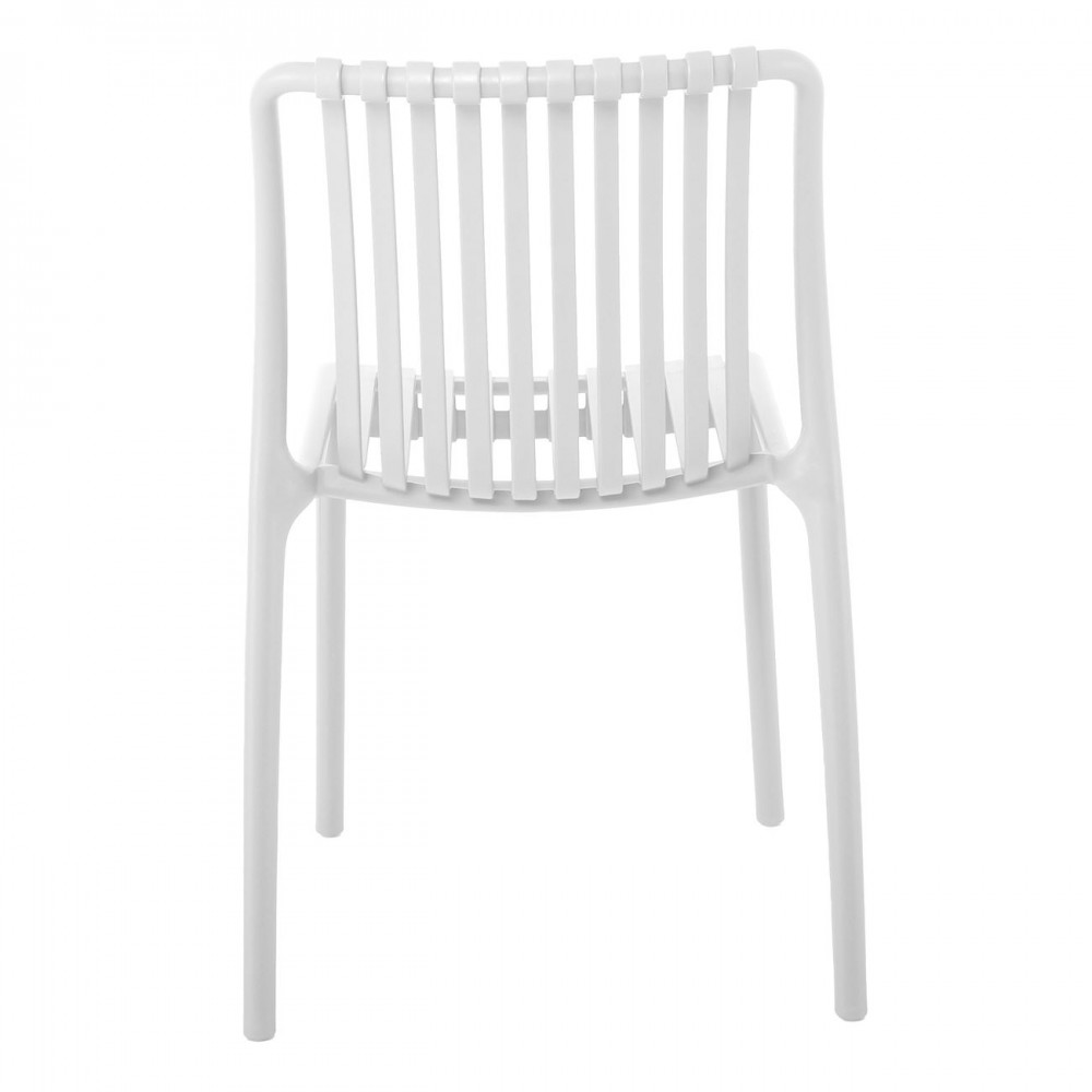 Moda Καρέκλα Στοιβαζόμενη Pp - Uv Άσπρο  48x57x80cm 