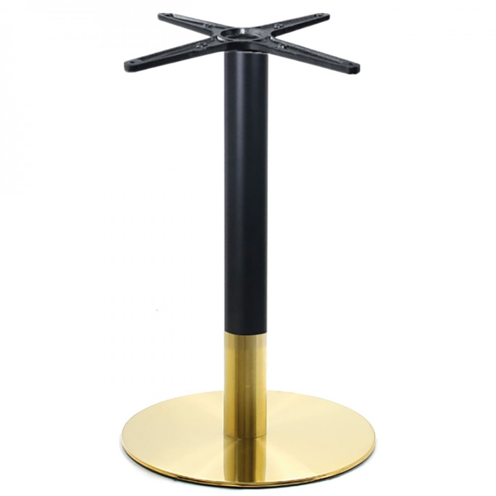 Riva Βάση Τραπεζιού Gold Inox #201 - Black / 11,70 Kg