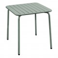Brio Slat Τραπέζι Κήπου - Βεράντας, Μέταλλο Βαφή Sandy Green 5635C