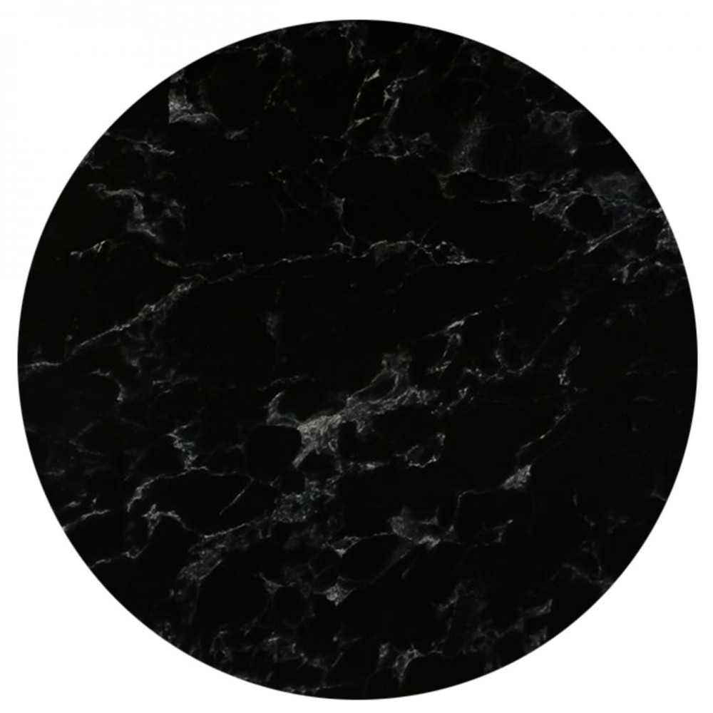 Hpl (High Pressure Laminated) Επιφάνεια Τραπεζιού Απόχρωση Black Marble, Εξωτερικού Χώρου
