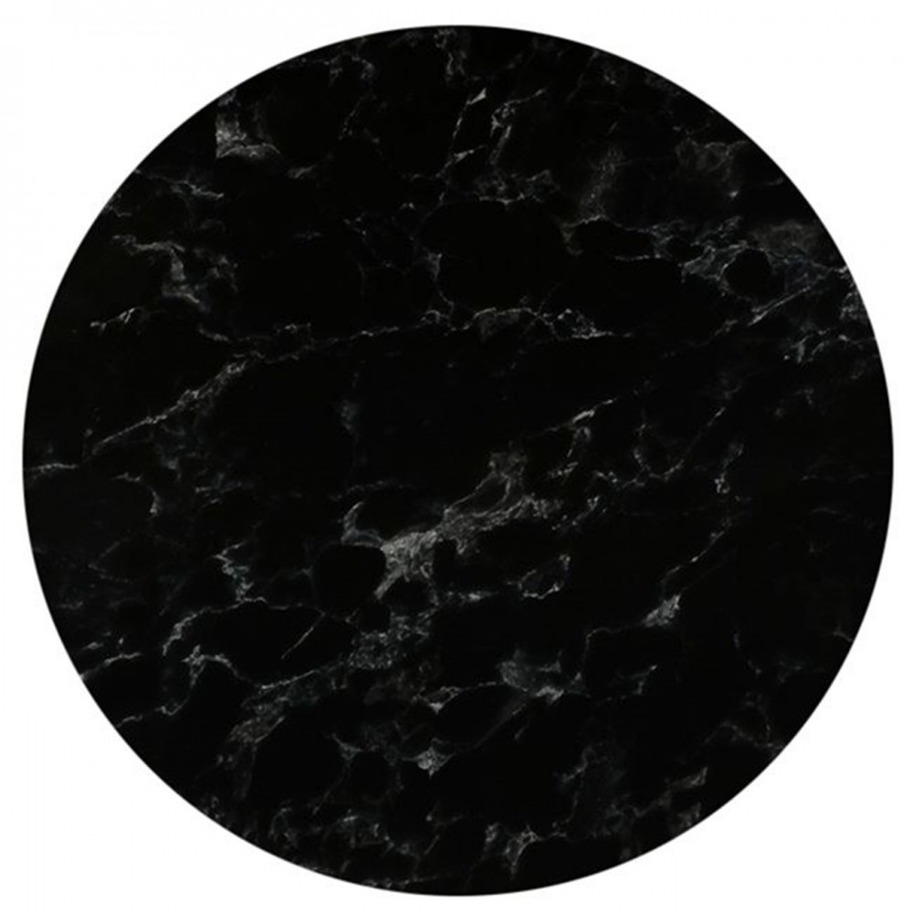 Hpl (High Pressure Laminated) Επιφάνεια Τραπεζιού Απόχρωση Black Marble, Εξωτερικού Χώρου