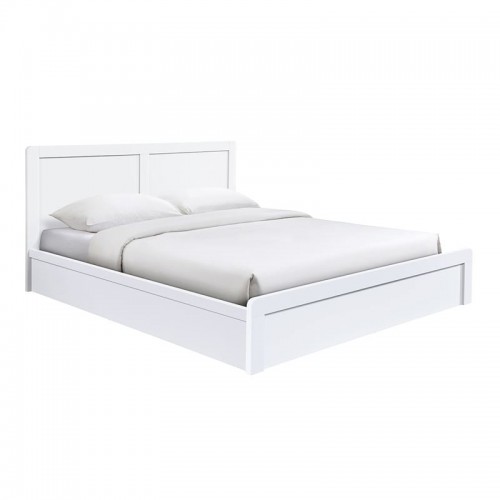Life Lux Κρεβάτι Διπλό Για Στρώμα 160X200Cm, Απόχρωση Άσπρο