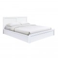 Life Lux Κρεβάτι Διπλό Για Στρώμα 160X200Cm, Απόχρωση Άσπρο