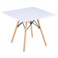 Art Wood Kid Τραπέζι Άσπρο Mdf 60x60x49cm