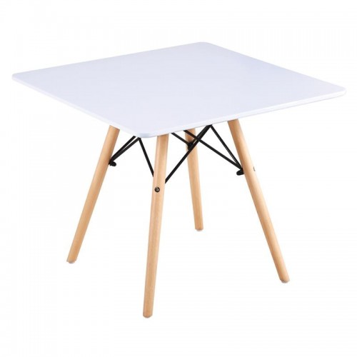 Art Wood Kid Τραπέζι Άσπρο Mdf 60x60x49cm