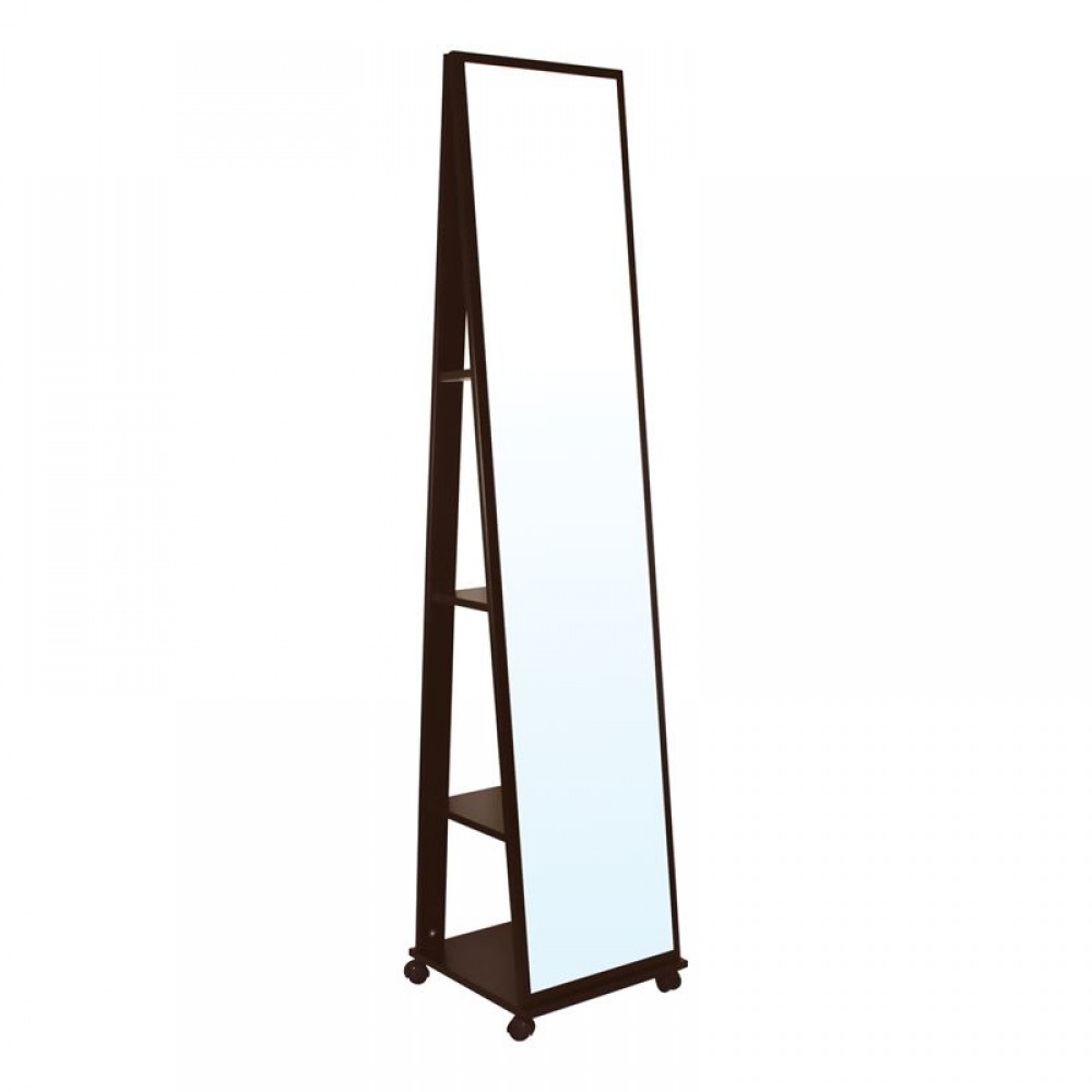 Fisher Καθρέπτης Δαπέδου 39X39X176Cm Καρυδί Ε7191,1