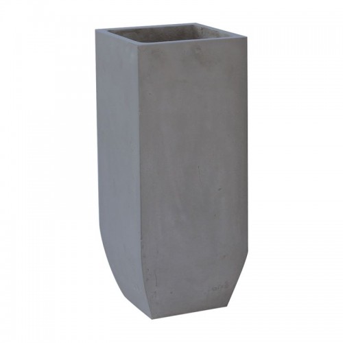 Ε6300,A Flower Pot-1 Cement Grey 25X25X60Cm