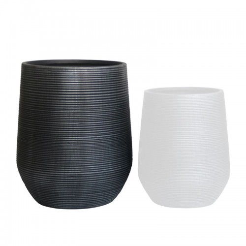 Flower Pot-17 Φ53X63Cm, Cement Απόχρωση Anthracite