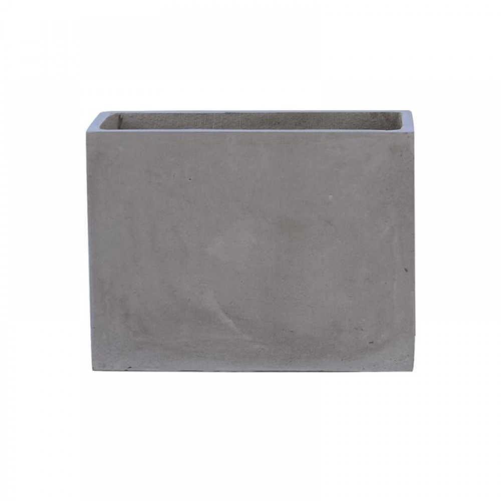 Flower Pot-2 Cement Grey 60X30X45Cm