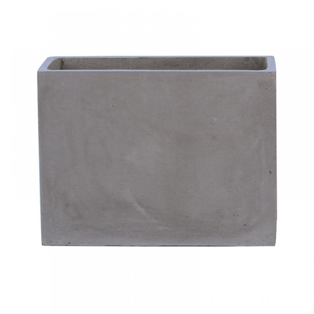 Flower Pot-2 Cement Grey 70X40X50Cm