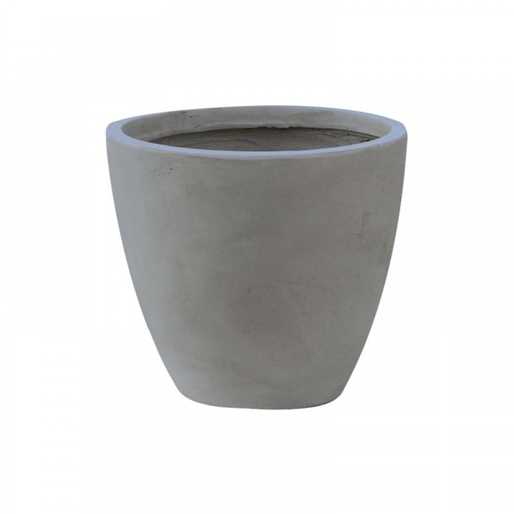 Flower Pot-3 Cement Grey Φ35X32Cm