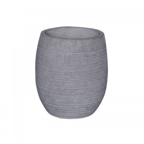 Flower Pot-8 Απόχρωση Light Grey Wash Φ35x39cm