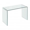Τραπέζι GLASSER CLEAR γυάλινο 120x60x75