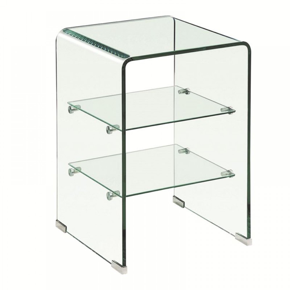 Glasser Clear Ραφιέρα 40X40X60Cm Γυαλί 10/5Mm
