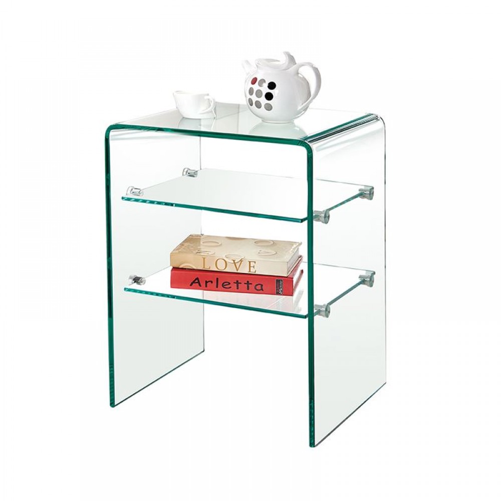 Glasser Clear Ραφιέρα 50X40X58Cm Γυαλί 10/6Mm