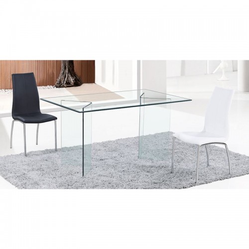 Τραπέζι γυάλινο Glasser Clear tempered 12mm EM727
