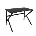 Γραφειο Gaming 100X60Cm Steel Μαύρο