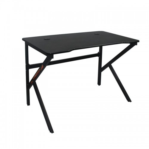Γραφειο Gaming 100X60Cm Steel Μαύρο