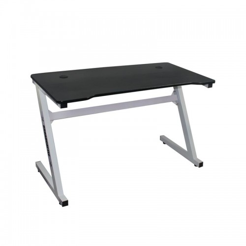 Γραφειο Gaming Τ.carbon Steel Άσπρο