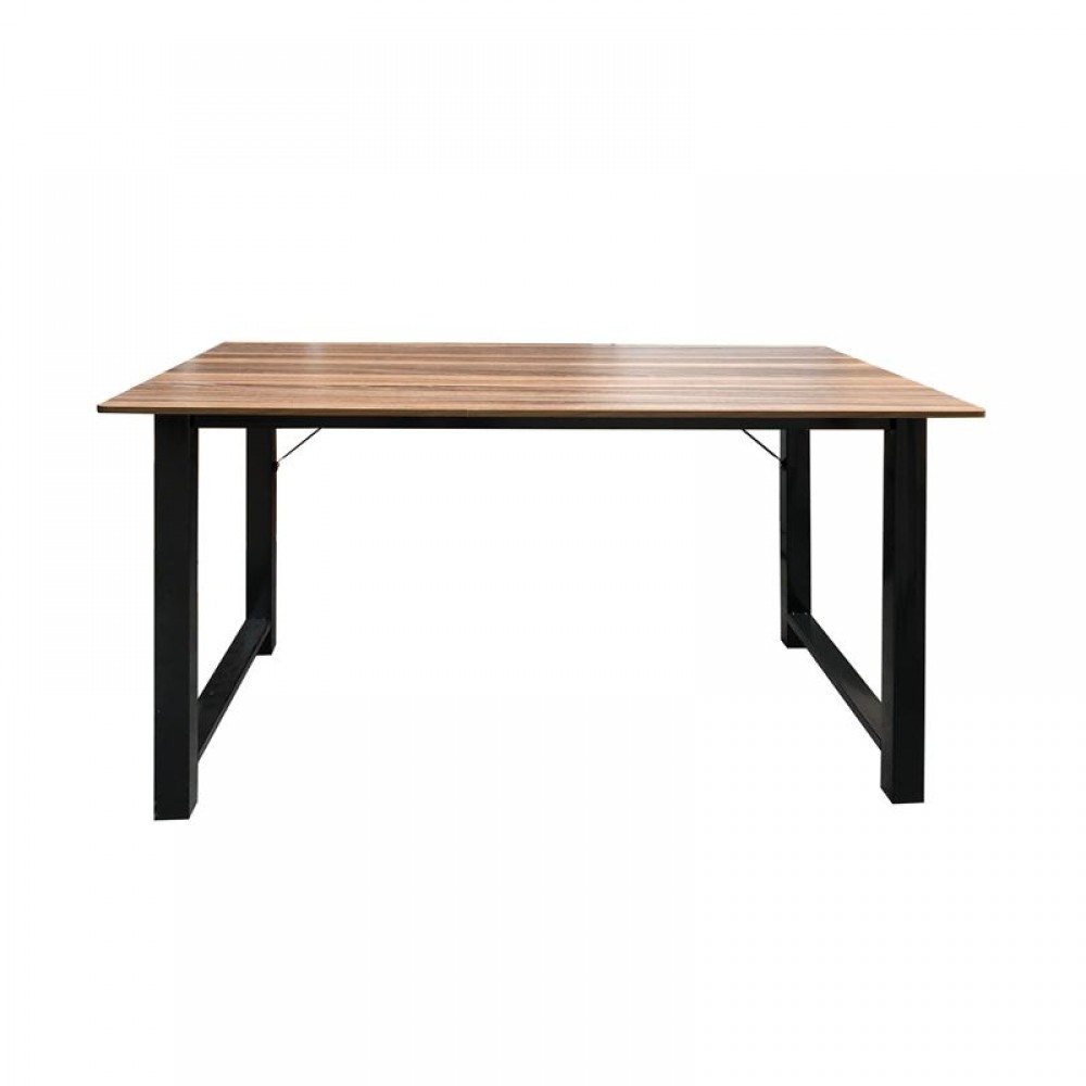 Γραφειο Η/υ 100X60X73Cm Μεταλ.μαύρο/καρυδί ΕΟ409,1