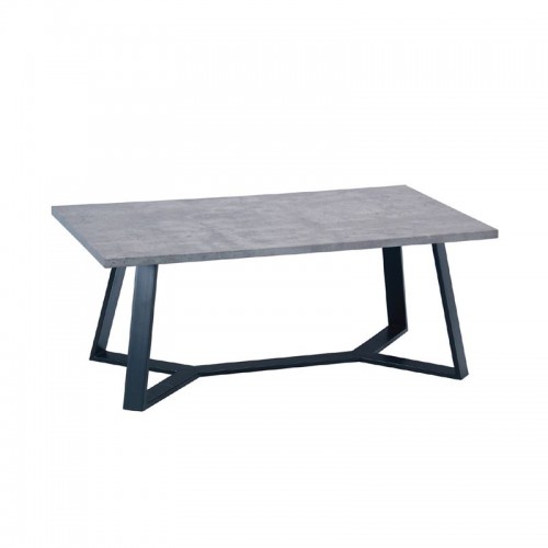 Hanson Τραπ.σαλονιού 110X60Cm Cement/βαφή Μαύρη