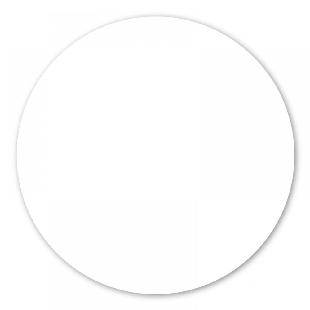 Hpl (High Pressure Laminated) Επιφάνεια Τραπεζιού Απόχρωση Άσπρο Φ70cm/12mm