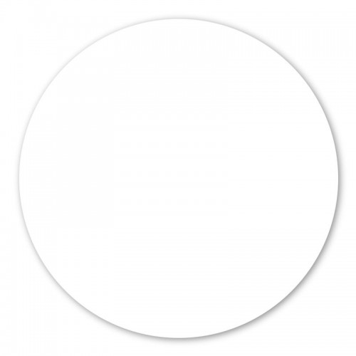 Hpl (High Pressure Laminated) Επιφάνεια Τραπεζιού Απόχρωση Άσπρο Φ70cm/12mm
