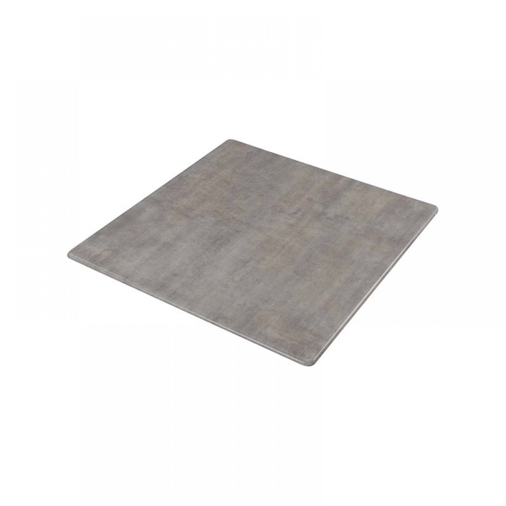 Επιφάνεια τραπεζιού Contract Sliq σε χρώμα Cement 80x80cm/16mm