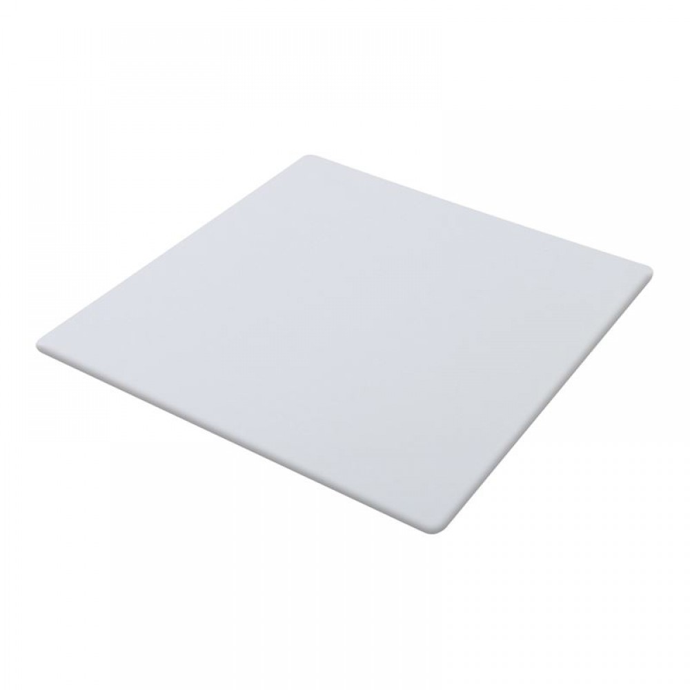 Επιφάνεια τραπεζιού Contract Sliq σε χρώμα Λευκό 80x80cm/16mm