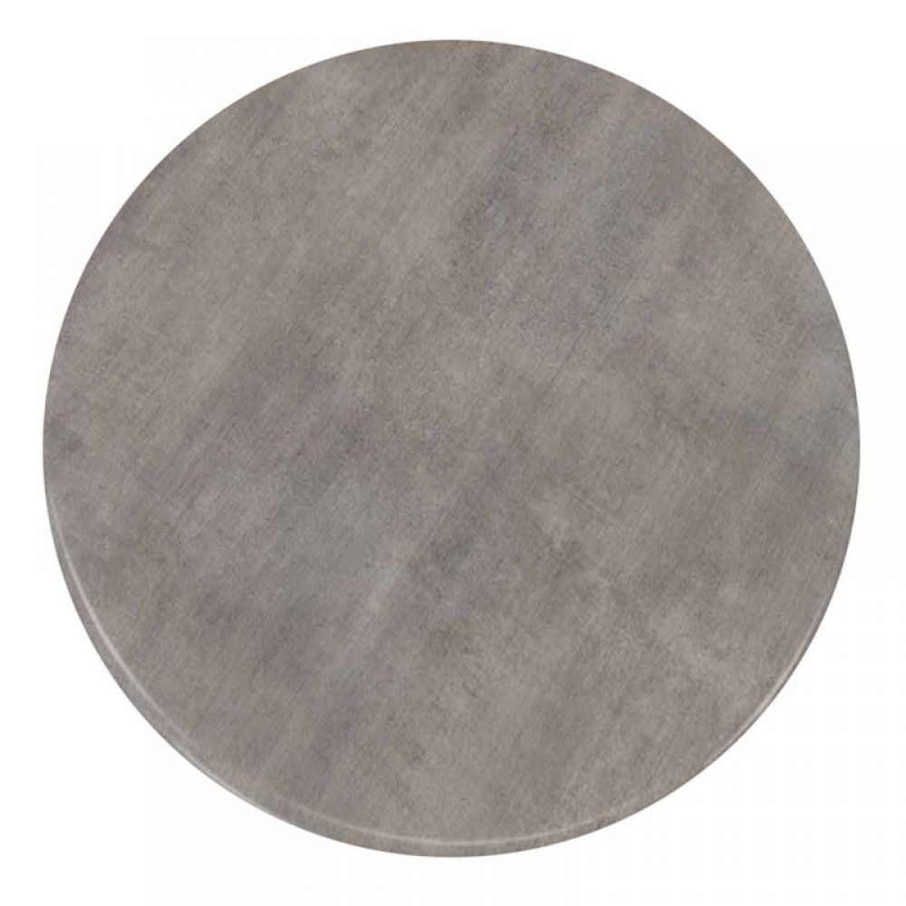 Επιφάνεια τραπεζιού Contract Sliq σε χρώμα Cement Φ60cm/16mm