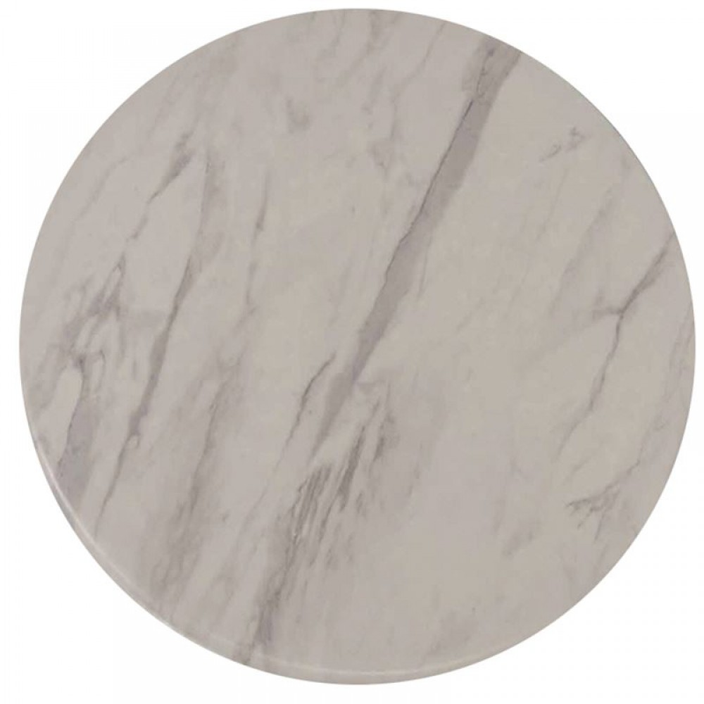 Επιφάνεια τραπεζιού Contract Sliq σε χρώμα Marble Φ60cm/16mm