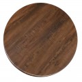 Επιφάνεια τραπεζιού Contract Sliq σε χρώμα Walnut Φ60cm/16mm