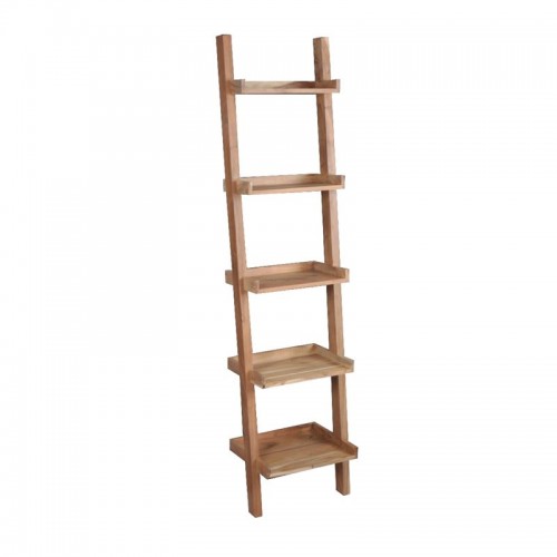 Ladder Βιβλιοθήκη-Ραφιέρα 45X35X190Cm Ακακία Φυσικό